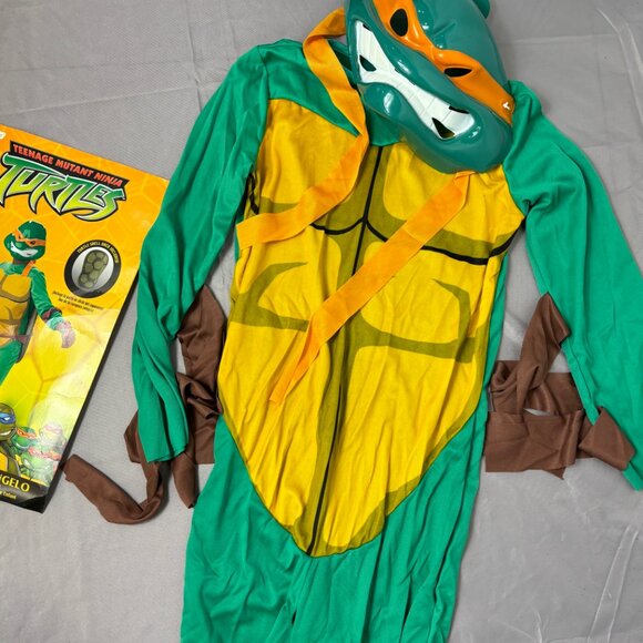 Michelangelo Mutant Ninja Turtles  Costume Medium 7-10  NWT - Picture 4 of 7